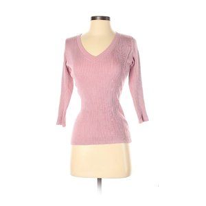 Pink Ribbed Sweater